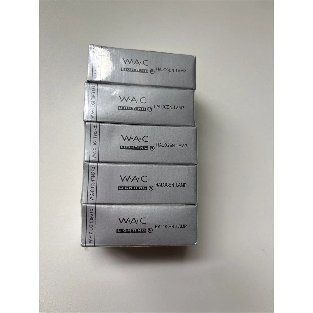 *NEW* WAC Lighting brand JCD-50-CL halogen light bulbs.110v-130v 50w(10 Pack)